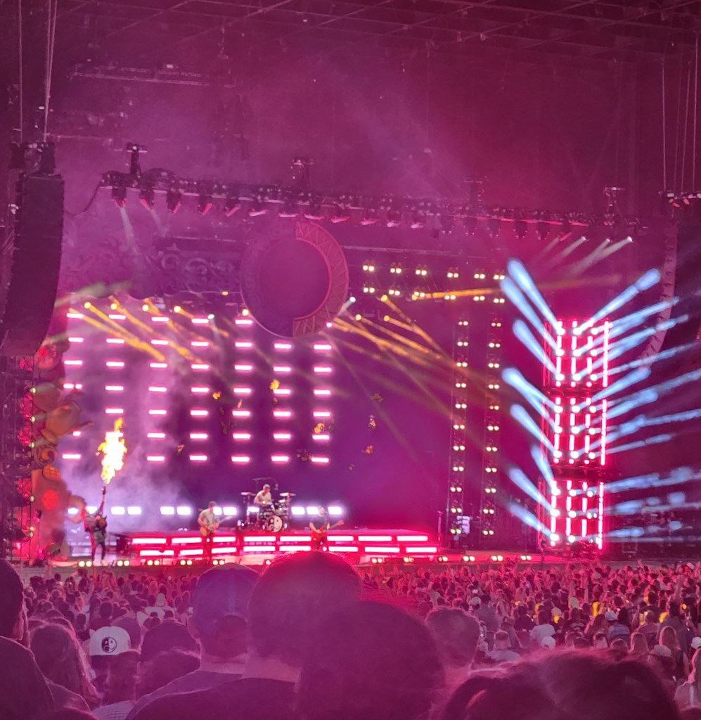 A guitar that shoots fire. Sick. 